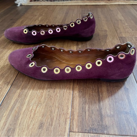 Chloe suede ballet flats - Picture 2 of 6